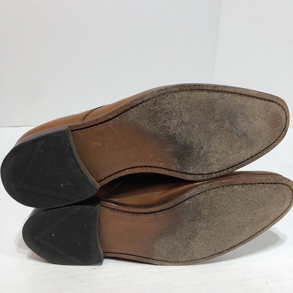 Allen Edmonds Flatiron Derby Oxfords Perforated Walnut Men 10.5 D 1153 32204 - Picture 9 of 12